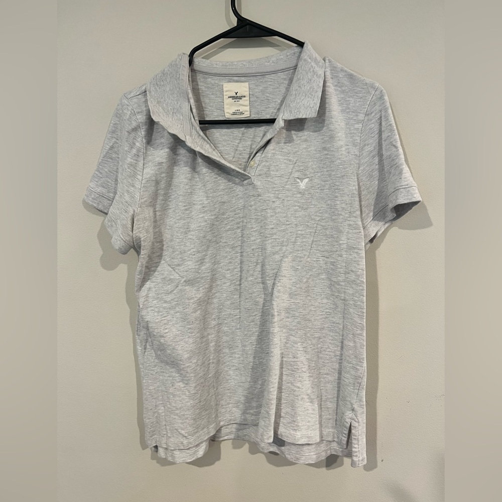 American Eagle Gray Polo